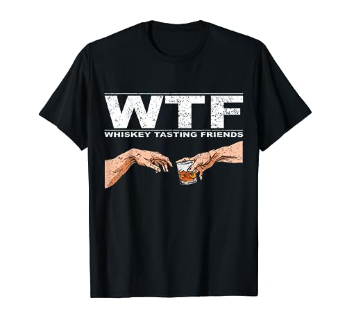 WTF Whiskey Tasting Friends Bourbon Whisky Accessories Camiseta