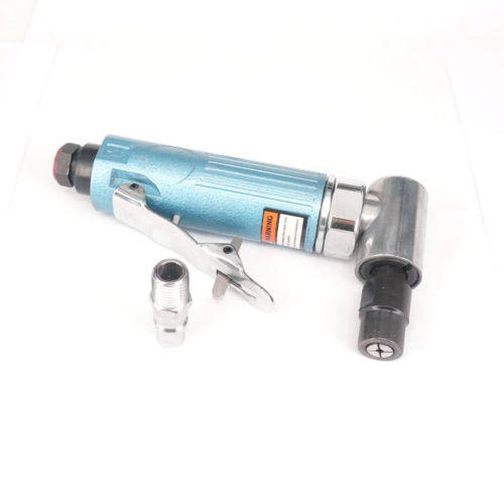 90 Degree Air Die Grinder Pneumatic Tools with 1/4"6mm Collet Pneumatic Angle Die Grinder Cutting Tool