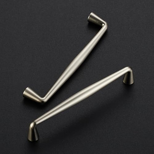 Image of Ravinte 30 Pack 5 Inch Brushed Nickel Kitchen Cabinet Handles Solid Zinc Alloy Cabinet Pulls Cupboard Hardware Drawer Handles