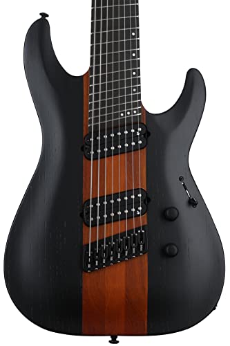 Schecter C-8 Rob Scallon Dark Roast guitare électrique 8 cordes - Les Beatles, Paul McCartney, John Lennon, RIngo Starr, George Harrison Schecter C-8 Rob Scallon Dark Roast guitare électrique 8 cordes