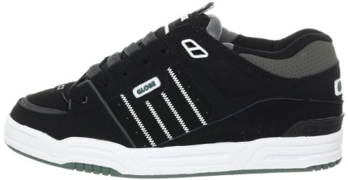 Image of Globe Mens Fusion Skate Shoes, Black /Charcoal /Foliage, 6.5 M US