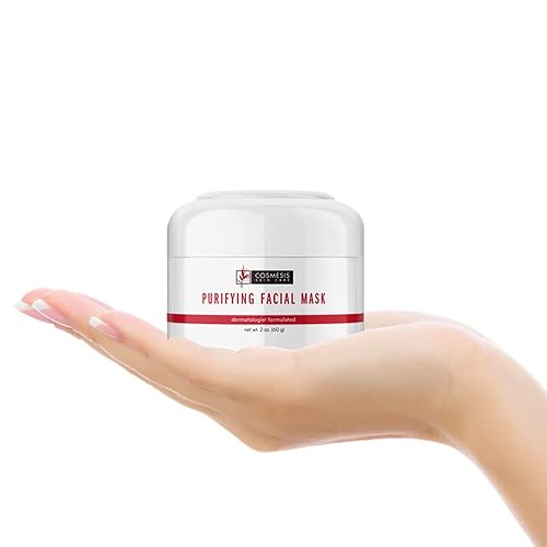 Miniatura 4 de Mascarilla facial purificadora, desintoxica y calma la piel con zinc, azufre y alcanfor fórmula infundida para tez clara - 2 onzas