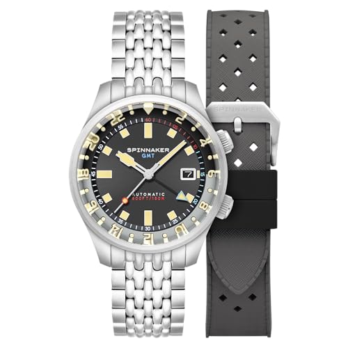 Dettagli più raffinati: dotato di cassa in acciaio inossidabile da 42 mm, bracciale in acciaio inossidabile massiccio da 20 mm, cinturino in gomma extra da 20 mm, vetro zaffiro con rivestimento antiriflesso e resistenza all'acqua fino a 18 ATM.