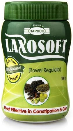 Laxosoft Powder 100gm (Pack of 2) - Ayurvedic Safe & Effective Laxative Powder for Constipation & Gas