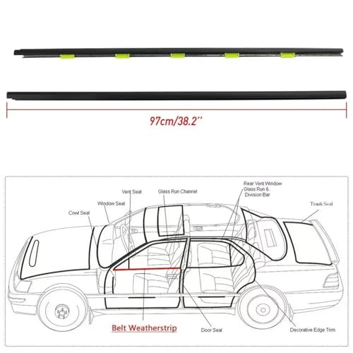 Joint d'étanchéité de vitre pour Civic EK9 EK4 de qualité supérieure - Réf 72450-S03-003