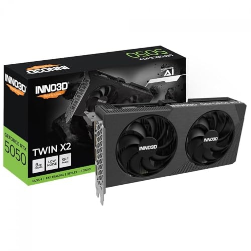 INNO3D Placa gráfica GeForce RTX 5050 Twin X2 8GB GDDR6