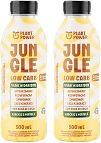 Kit 2X: Bebida Isotônica Low Carb Abacaxi e Hortelã Jungle 500ml