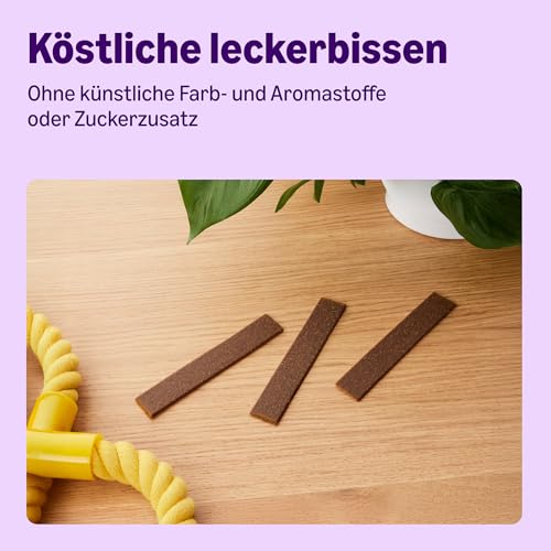 by Amazon - Hundeleckerlis - 20 Kaustreifen mit Ente & Truthahn, 200 g