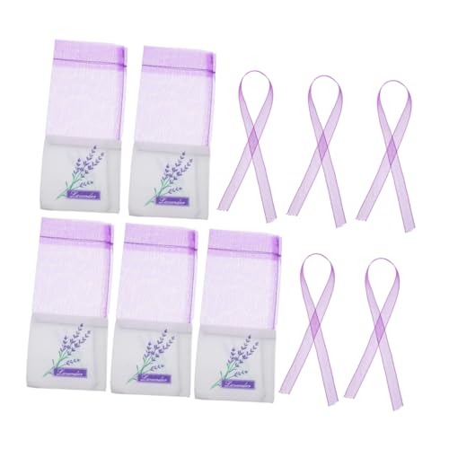 Bolsas de saquitos de lavanda VALICLUD 5pcs estilo lazo miniatura 1