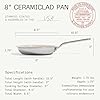 Made In Cookware | 8" Ceramic Non Stick Frying Pan (Stainless Handle) | 5-Ply Stainless Clad with Stay-Cool Handle | Professional Cookware | Crafted in USA | Induction Compatible #2