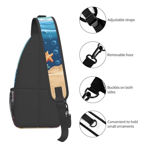 Morrales sling bag unisex ligero para viaje miniatura 5