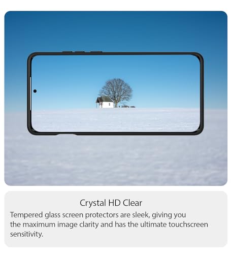 Image of KAPAVER GT Series Clear Tempered Glass Screen Guard Protector for OnePlus 12R (Glass with EasyDO Applicator)- 2 Pack