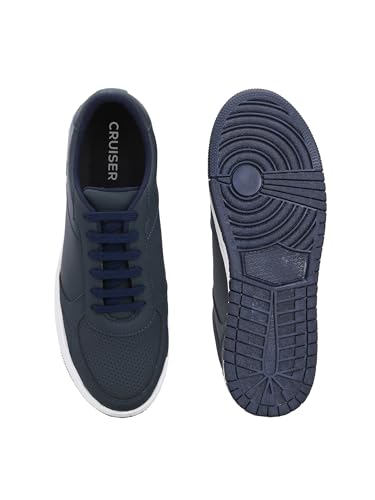 Image of Cruiser Mens Sneaker Comfort & Style with Soft Cushioned Insole | Classic Canvas Sneakers for Effortless Style | Trendy Lace-Up Design for Casual Outfits (9922)