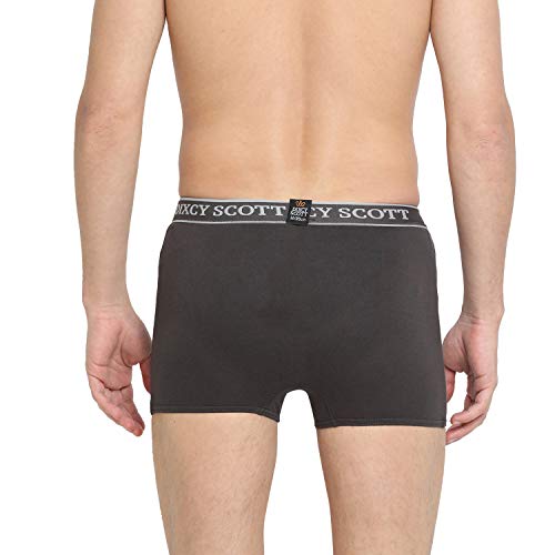 Image of Dixcy Scott Originals Swish Trunk | Short Trunks for Men | 100% Combed Cotton | Soft, Sweat-Absorbent Waistband | C-Open Front Men's Underwear | Elasticated Leg Grip Innerwear for Man | Pack of 2