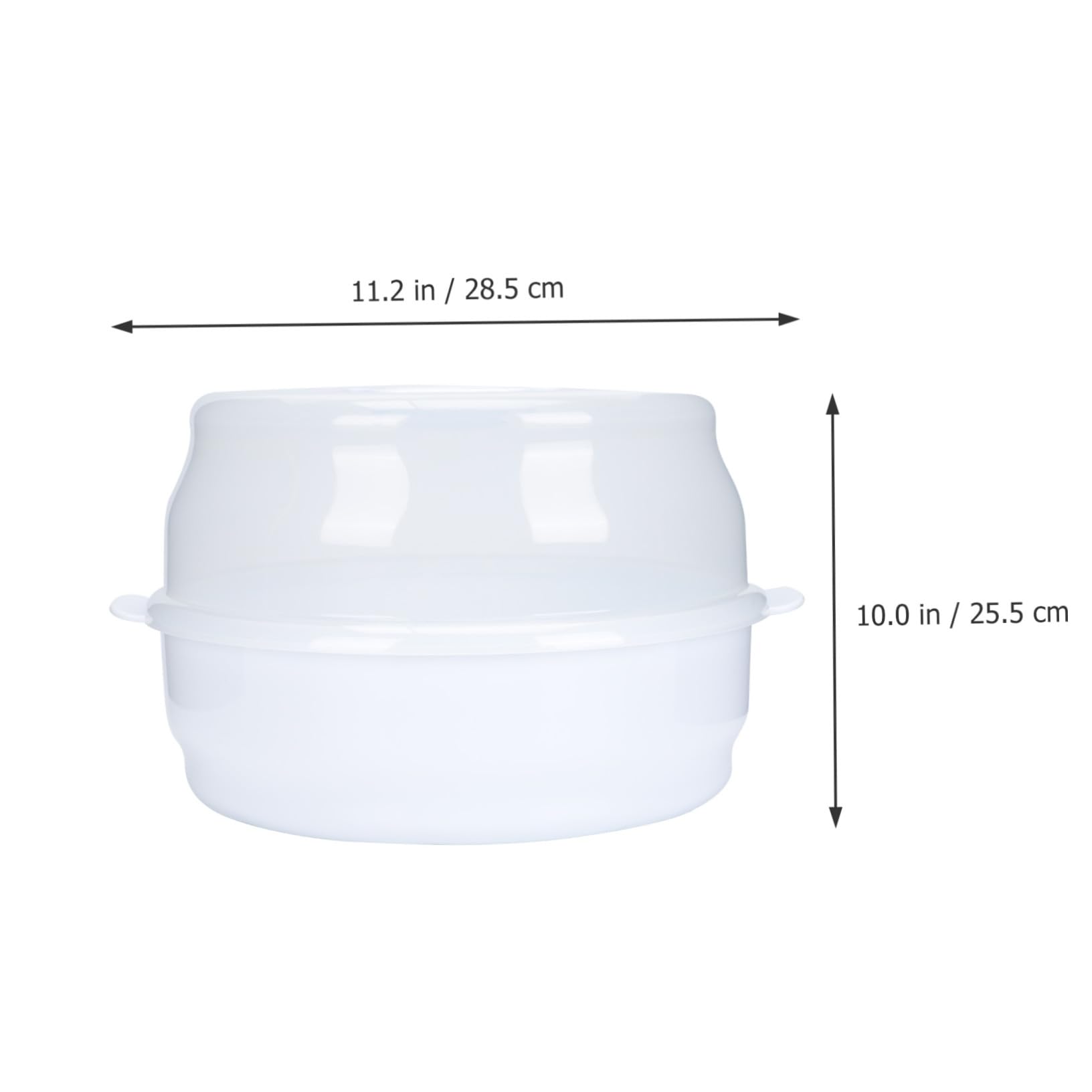 GALPADA Caja Esterilizadora Para Biberones Portátil Para Ñiño, Material Abs Resistente, Compatible Microondas, Almacenamiento Higiénico De Vajilla y Accesorios, Color Blanco, Uso Doméstico
