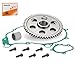 Starter Clutch One Way Bearing Gear Gasket Kit for Yamaha YFM660R Raptor 660R 2002 2003
