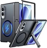 SPIDERCASE for Samsung Galaxy Z Fold 8 Case,Built-in [Screen Protector] [Hinge Protection] [Kickstand] Full Body Protective Phone Case for Galaxy Z Fold 8 - Black