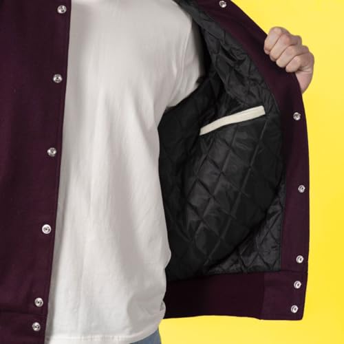 Mens Premium Wool Varsity Jacket Classic Lettermen Style Jackets Multiple Colors Varisty Baseball College Jacket3