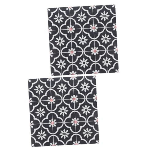 Vaguelly 12 Accesorio Decoración Miniatura Tablón Liso y Resistente para Minipiso 2 Piezas