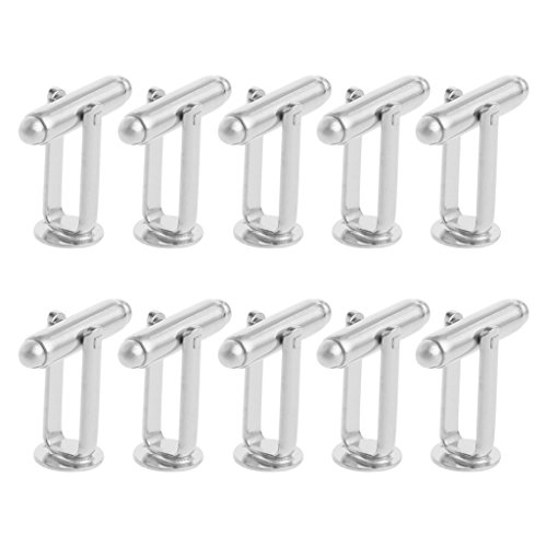 FunnyDay Piercings Clásicos 10 Pzas Hombre Plateados miniatura 4