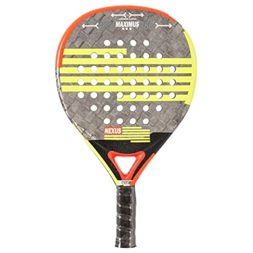 Palas de pádel BARATAS 【Compra online】 Nexus Pala Padel Maximus Sanded 3.0 Pro, Adultos Unisex, Multicolor (Multicolor), Talla Única