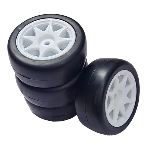 RC�A�N�Z�T���[ Compatible With 3Racing For Sakura M4 M5 For MST For TCR For Tamiya M04 1/10 1/12 RC�h���t�g�J�[ 4�� 58mm�^�C�� 12mm�Z�p�z�C�[�� �X�|���W�t��