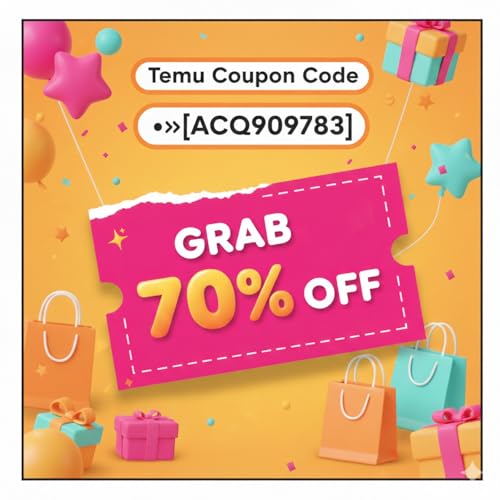 NeW Temu Coupon Code Grab 70% Off&rArr; &bull;&raquo;[{*acq909783|}] for All New User cover art