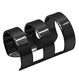 Größe: Länge: ca. 14 mm Soul-Cats® 3er Ohrklemme Ohrclip Earcuff Ohrring, Farbe:Schwarz