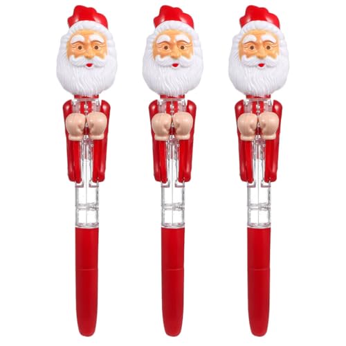 Bolígrafo de boxeo LED navideño (3 uds): el regalo ideal y luminoso para el amigo invisible