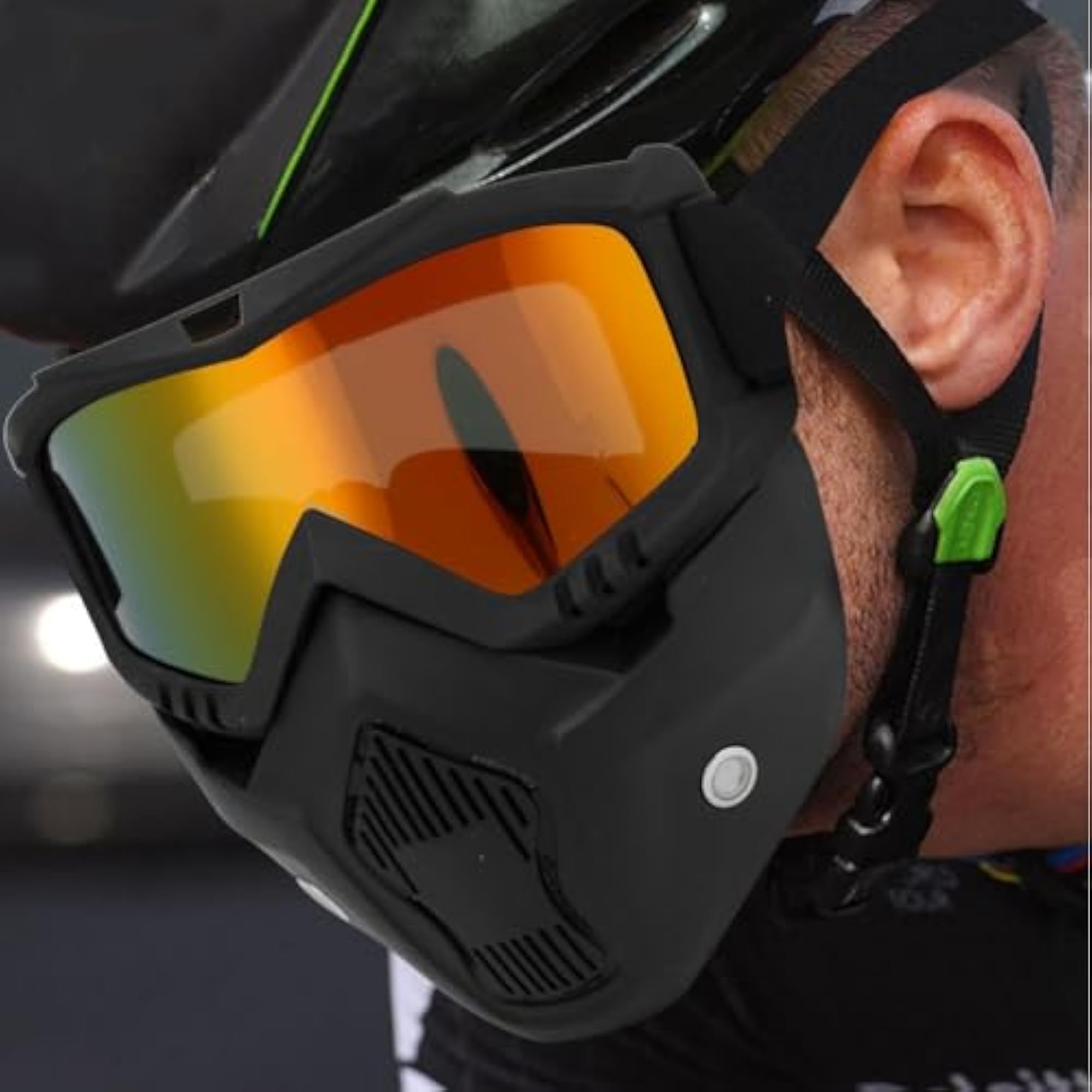 Full Face Goggle Mask, HD Clear Welding Eyewear