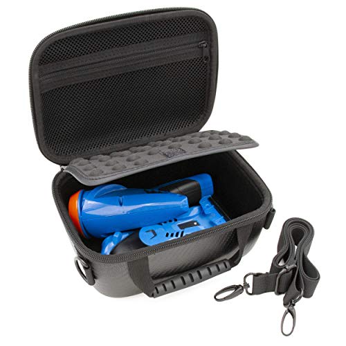 CASEMATIX RC Car Toy Box Case Compatible with Air Hogs Zero Gravity Laser Racer Wall Climbing Car and Remote Control Accessories - Includes Case Only with Shoulder Strap