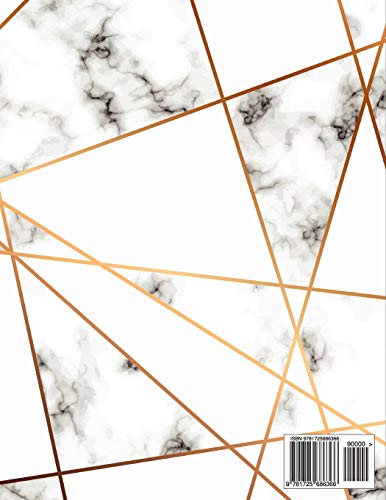 2019-2023 Five Year Planner: Elegant Marble, 60 Months Calendar, 5 Year Appointment Calendar, Busine