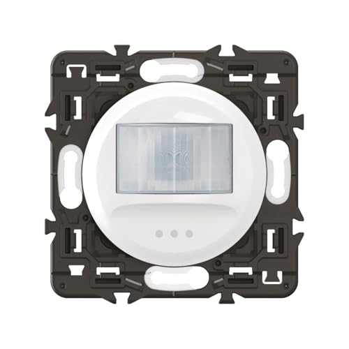 LEGRAND | Interrupteur Automatique 2 Fils, Gamme Céliane, Détection Infrarouge 170° Portée 8m, Installation Sans Neutre, Compatible Toutes Lampes, Finition...