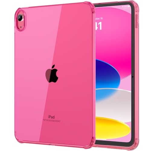 Image of MoKo Clear Case for iPad (A16) 11th Generation 2025, Flowers Pink