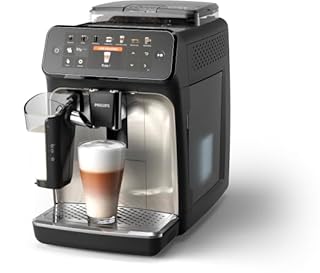 Philips Serie 5400 Kaffeevollautomat - LatteGo, 12 Getränke, Milchaufschäumer, Touchscreen, 4 Profile, Chrom-Finish (EP5447/90)