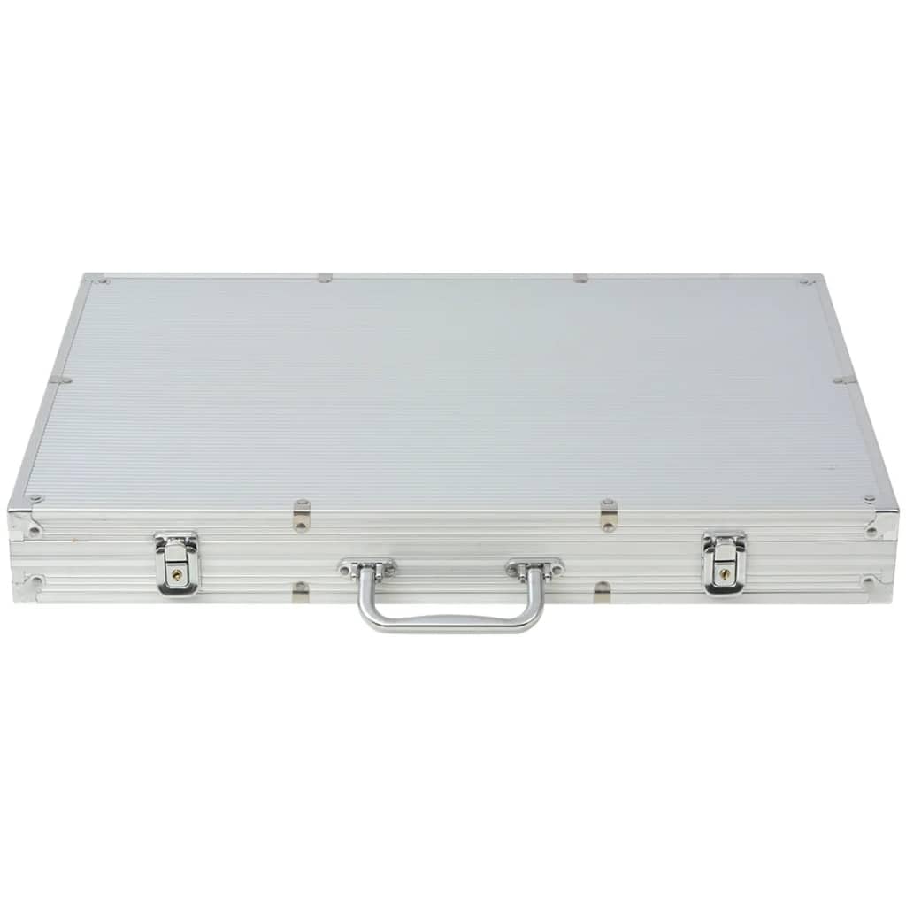 Générique Jeu de Poker avec 1000 jetons Aluminium,Jeux & Jouets,Jeux,Jetons & malettes de Poker,6.5 KG,80181