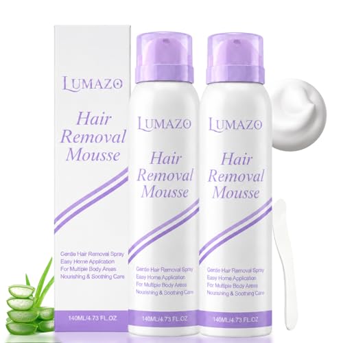 Hair Removal Cream, Smooth Hair Removal Spray– Fast Acting Cloud Sense with Aloe &amp; Hyaluronic Acid for Women &amp; Men (2pcs)