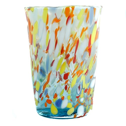 Verres en verre de Murano bleu clair pour une table originale - 4