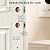Smart Door Lock with Handle, Keyless Entry Door Lock Deadbolt Handle Set, Built-in WiFi Deadbolt Smart Lock for Front, Fingerprint