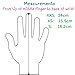 Tot Jocks Little Kids Golf Glove *XS Ages 4-5 Left Hand (for Righties, Right Handed Golfers)* Extra Small Golf Glove, Superior Grip, White w/Smiling Golf Ball, Custest Glove for Small Children