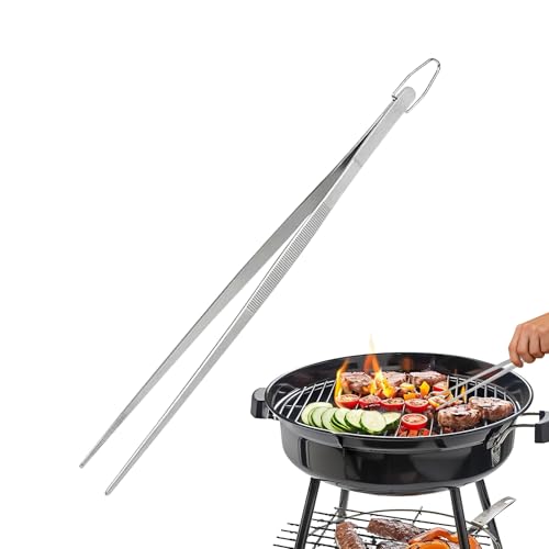Senermter Pinzas Tenacillas para Cocinar - Pinza de Servicio para Agarrar Alimentos - Tenazas Largas para a la Parrilla,para Cocina Buffet Fiesta Barbacoa Restaurante Pasta Mariscos Ensalada