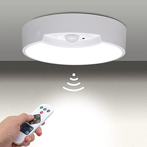 Lámpara de techo LED con detector de movimiento y mando a distancia Cover