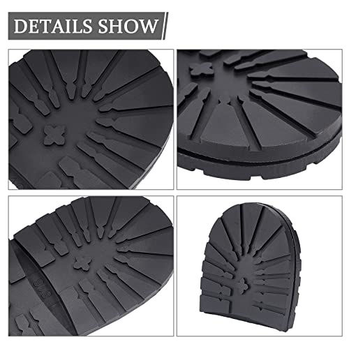 Suela y tacón de goma durable para reparación de calzado miniatura 4