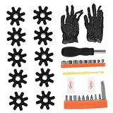 TOPPERFUN 1set Flexible Steering Column Coupling Insert Washers Gaskets for Modern High Wear Resistance Easy Installation for Car Repair