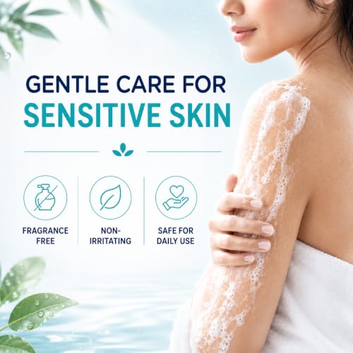 Image of Body Wash for Body Acne, Rough & Bumpy Skin, Non-Drying Fragrance-Free Shower Gel with 1% Salicylic Acid, 2.5% Niacinamide, Goat Milk & Hyaluronic Acid, 250ml