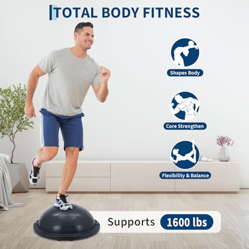 Garvee Half Balance Ball 23 in, 1600Lb Capacity Half Exercise Ball - image 7