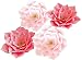 KEIRA PRINCE CRAFTS Paper Flowers, Beautiful Handmade Set of 4 Pink Flowers 20cm/8inch (Pink)