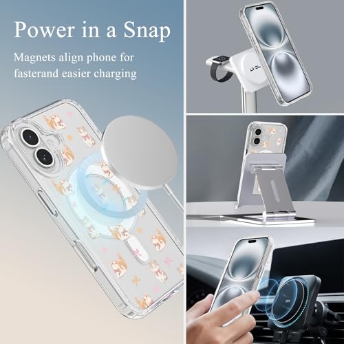 BlHMCASE for iPhone 17 Pro Max Case | Cute Kitten Bow Magnetic Phone Case - image 2