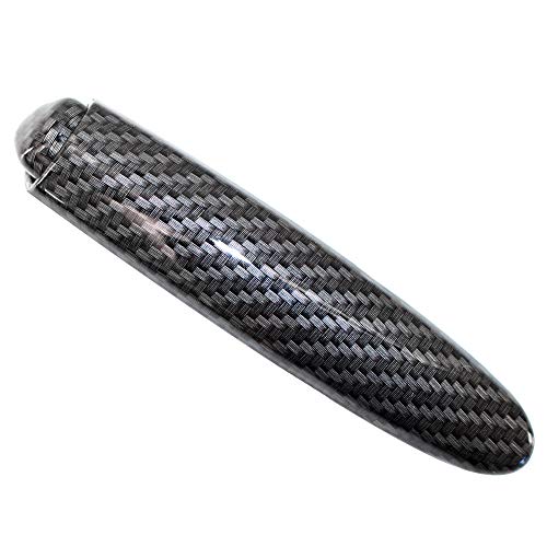 mewmewcat Capa de freio de mão de carro em fibra de carbono, punho, capa protetora, decoração de est