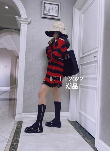 Image of Leg Warmer Personalized Warmth Zipper Knitted Leg Socks Y2K Cool Spicy Girls' Calf Cover